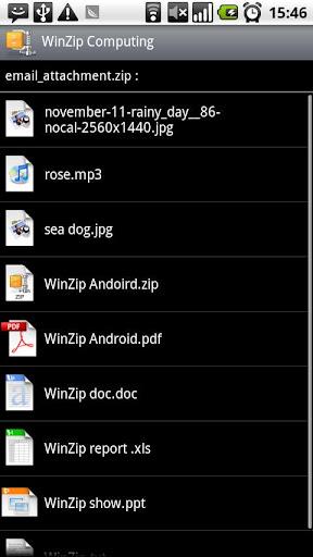 WinZip – Kostenlose Android App zum Packen, Entpacken und Betrachten deiner Zip Dateien