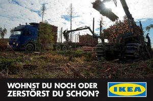Aktion: “Ikea: Wohnst du noch oder zerstörst du schon?”