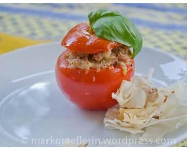 Markgräflerin allein daheim – Tuna Stuffed Tomatoes