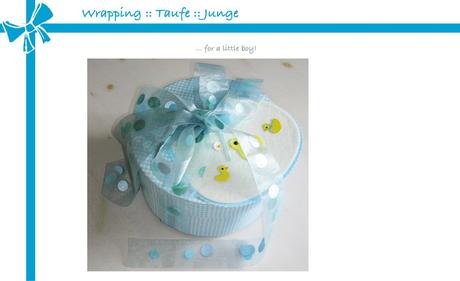 Wrapping :: Taufe :: Junge