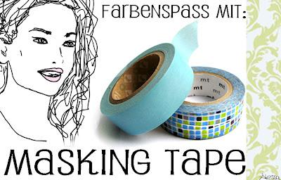DIY - Farbenspaß mit masking tape