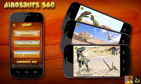 Dinosaurs 360 – Zahlreiche Infos, Illustrationen und ein Quiz in einer kostenlosen Android App