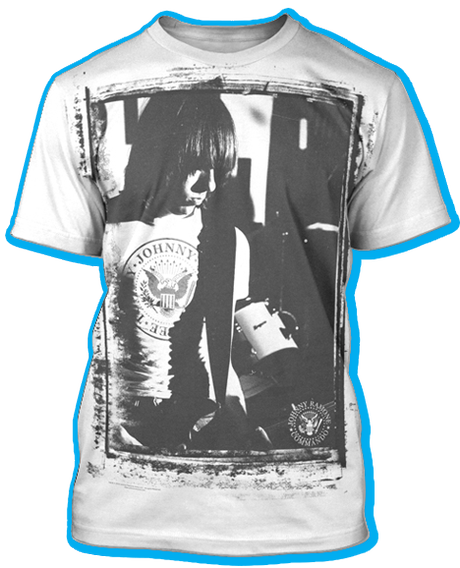 NEW JOHNNY RAMONE T-SHIRTS FROM THE JRA