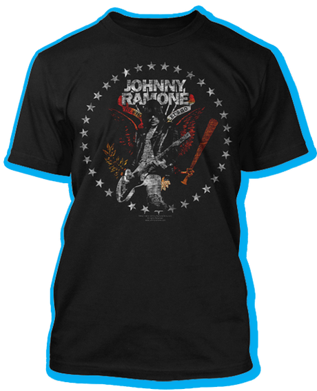 NEW JOHNNY RAMONE T-SHIRTS FROM THE JRA