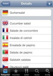 Speisen in 11 Sprachen und Sie wissen, was auf der Speisekarte steht
