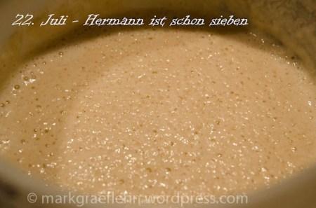 22. Juli – Hermann ist schon sieben (…Tage alt)