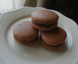 Schokoladen-Macarons