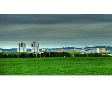 Der Himmel über Halle-Neustadt