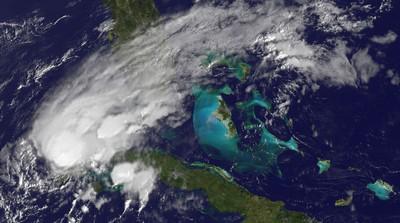Hurrikan PAULA vor Kuba - 2 Tote auf Yucatán, Mexiko, 2010, aktuell, Cancún, Hurrikansaison 2010, Hurrikanfotos, NASA, Mexiko, Kuba, Tote Todesopfer, Touristen, Paula, Karibik, Atlantik, 