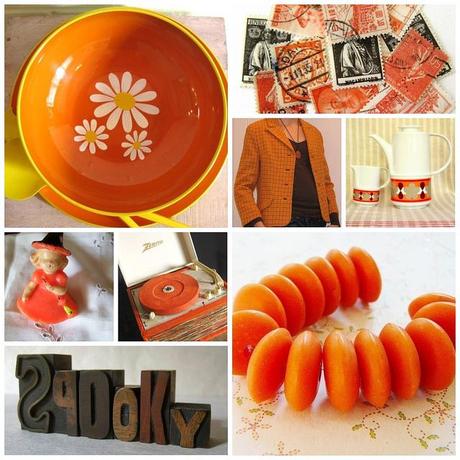 RetroFriday with orange magic from etsy...