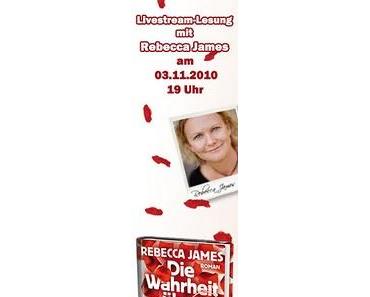 Livestream-Lesung auf Lovelybooks mit Rebecca James