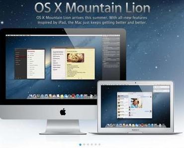 Mac OS X Mountain Lion – Freigabe für Mittwoch den 25. Juli geplant