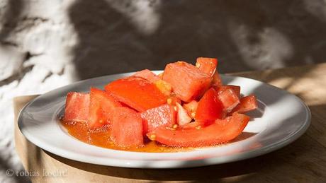 Melonen-Tomaten-Salat