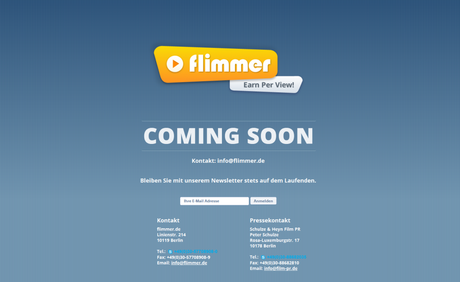 Flimmer.de – Kinotrailerplattform von Roland Emmerich & Marco Kreuzpaintner
