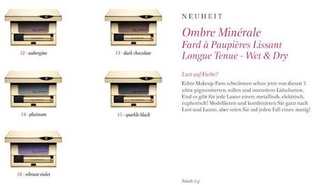 Preview Clarins Ombre Minérale Autumn Collection 2012