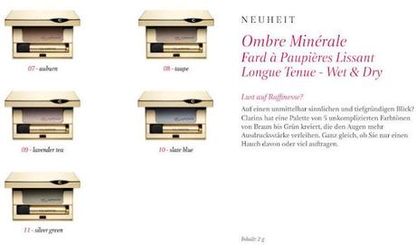 Preview Clarins Ombre Minérale Autumn Collection 2012
