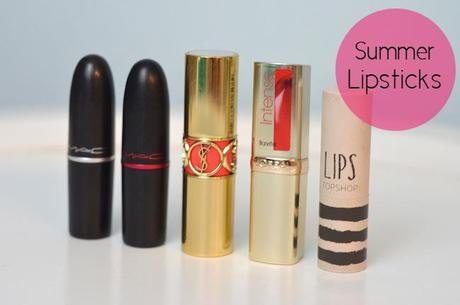 Top 5 Summer Lipsticks