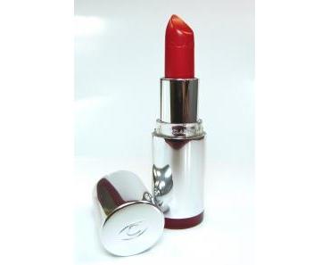 Review: CLARINS Joli Rouge Lippenstift in der Nuance “Clarins red”