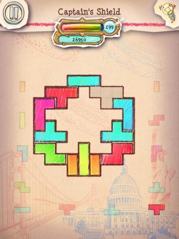 Doodle Fit 2: Around the World – Cooles Puzzle für iPhone, iPod touch und iPad
