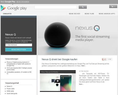 Nexus Q was ganz neues von Google