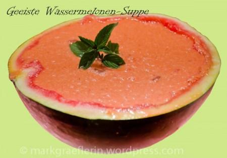 Kühlt und erfrischt: Geeiste Wassermelonen-Suppe