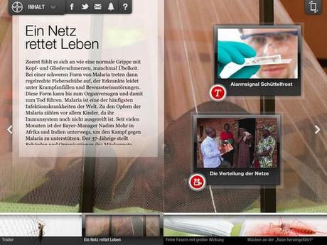 Bayer Magazin – multimediales, informatives iPad-Magazin
