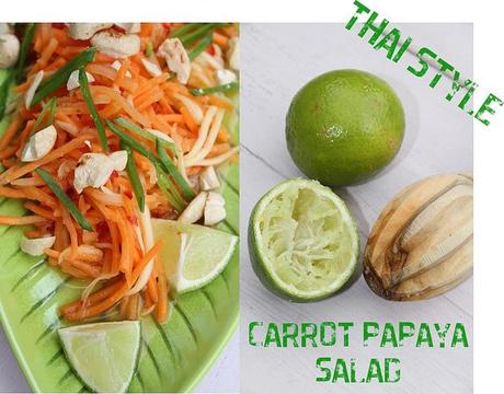 Thai Style Carrot Papaya Salad