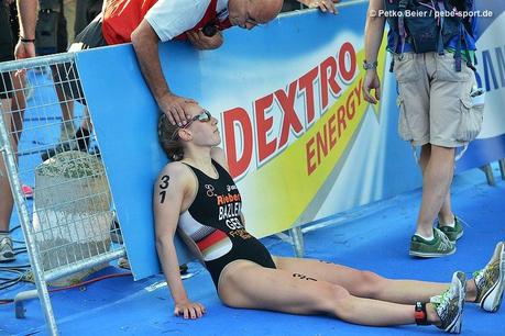 Triathlon Weltcup 2012 in Madrid mit Svenia Bazlen, Foto: Petko Beier