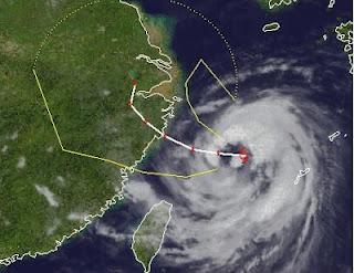 Taifun Haikui auf dem Weg nach Schanghai,Haikui, Taiwan, China, Schanghai, aktuell, Taifun Typhoon, Taifunsaison 2012, August, 2012, Satellitenbild Satellitenbilder, Vorhersage Forecast Prognose, 