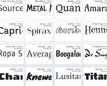 Google Web Fonts on Your Computer