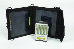 Auch eine mobile Stromversorgung mit Solar-Panelen ist auf der IFA 2012 zu sehen