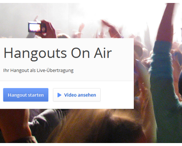 Google+: Hangout on Air jetzt auch in Deutschland möglich