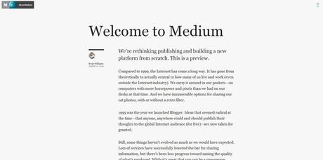 Neue Plattform für Online Publishing von den Twitter-Gründern – Medium.com