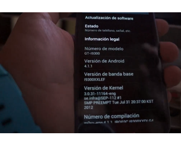 Samsung Galaxy S3: offizielles Android 4.1 zeigt sich in Video