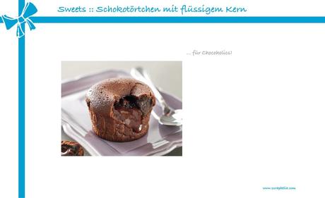Sweets :: Schokoküchlein mit flüssigem Kern