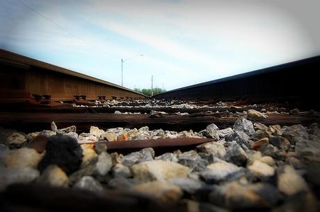 exploring once again - train tracks and train yard