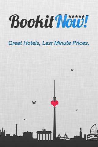 BookitNow! Last Minute Hotels – Schnell mal ein Zimmer auf dem Android Phone buchen und dabei auch noch sparen