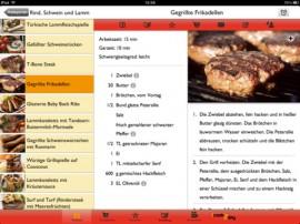 Grillen und Räuchern: Rezepte für Garten und Balkon auf dem iPad