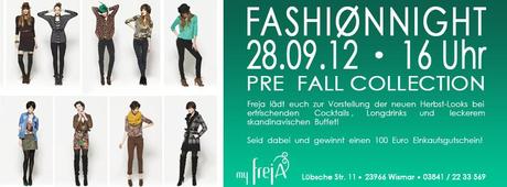 Freja lädt euch ein zur Fashion Night am 28.09.2012!