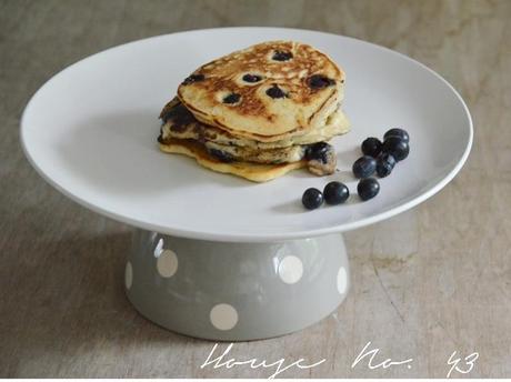 Blueberry Pancakes - kleine Blaubeer Pfannkuchen