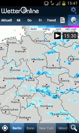 WetterApp – Schnelle und kostenlose Vorhersage mit Regenradar