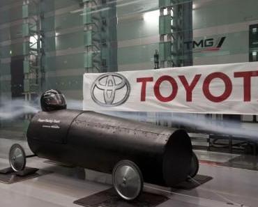 Toyota Windkanal: Eine Seifenkiste braucht keine Spoiler