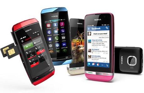 Nokia Asha Modelle 2012