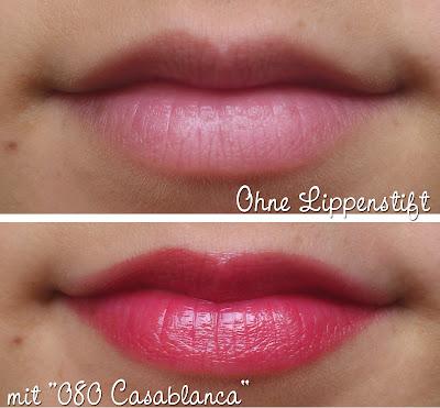 GETESTET: p2 Sheer Glam Lipstick - 080 Casablanca