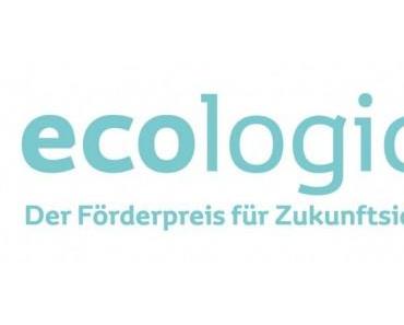 Sieger des 1. ecologic Förderpreises für Zukunftsideen stehen fest