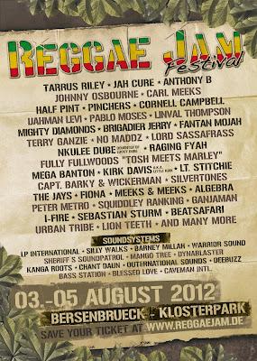 Reggae Jam Festival 2012