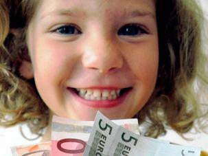Unseren Kindern zwischen 6 und 13 Jahren geht es nicht schlecht: Sie haben im Schnitt 27,18 Euro Taschengeld