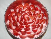 Grüntee – Erdbeer Torte