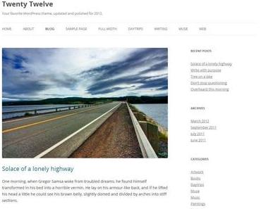 WordPress stellt neues Standard Theme Twenty Twelve vor