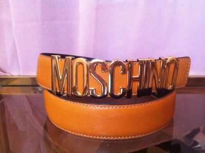 New in: Moschino Belt